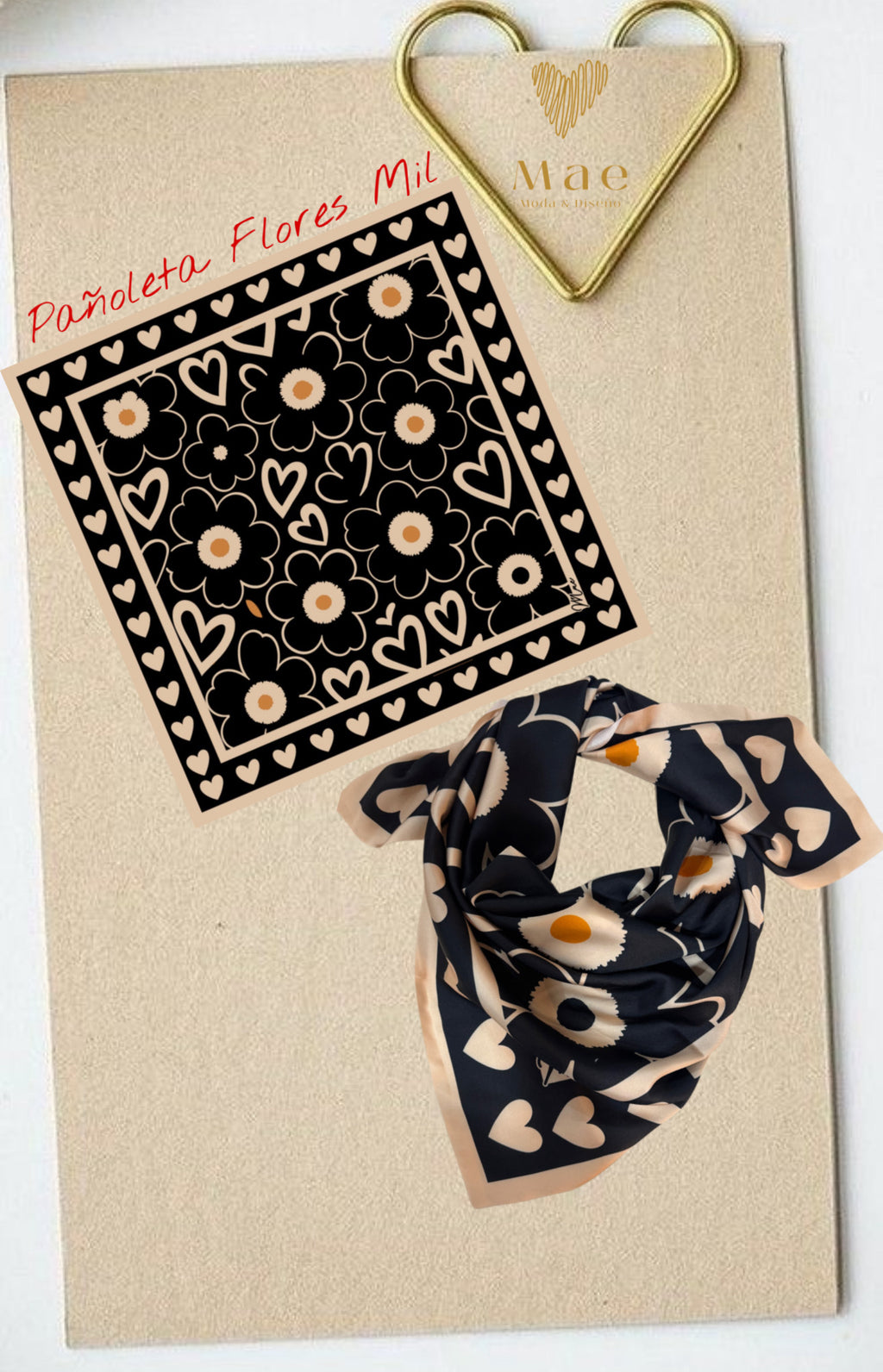 Pañoleta Flores Mil