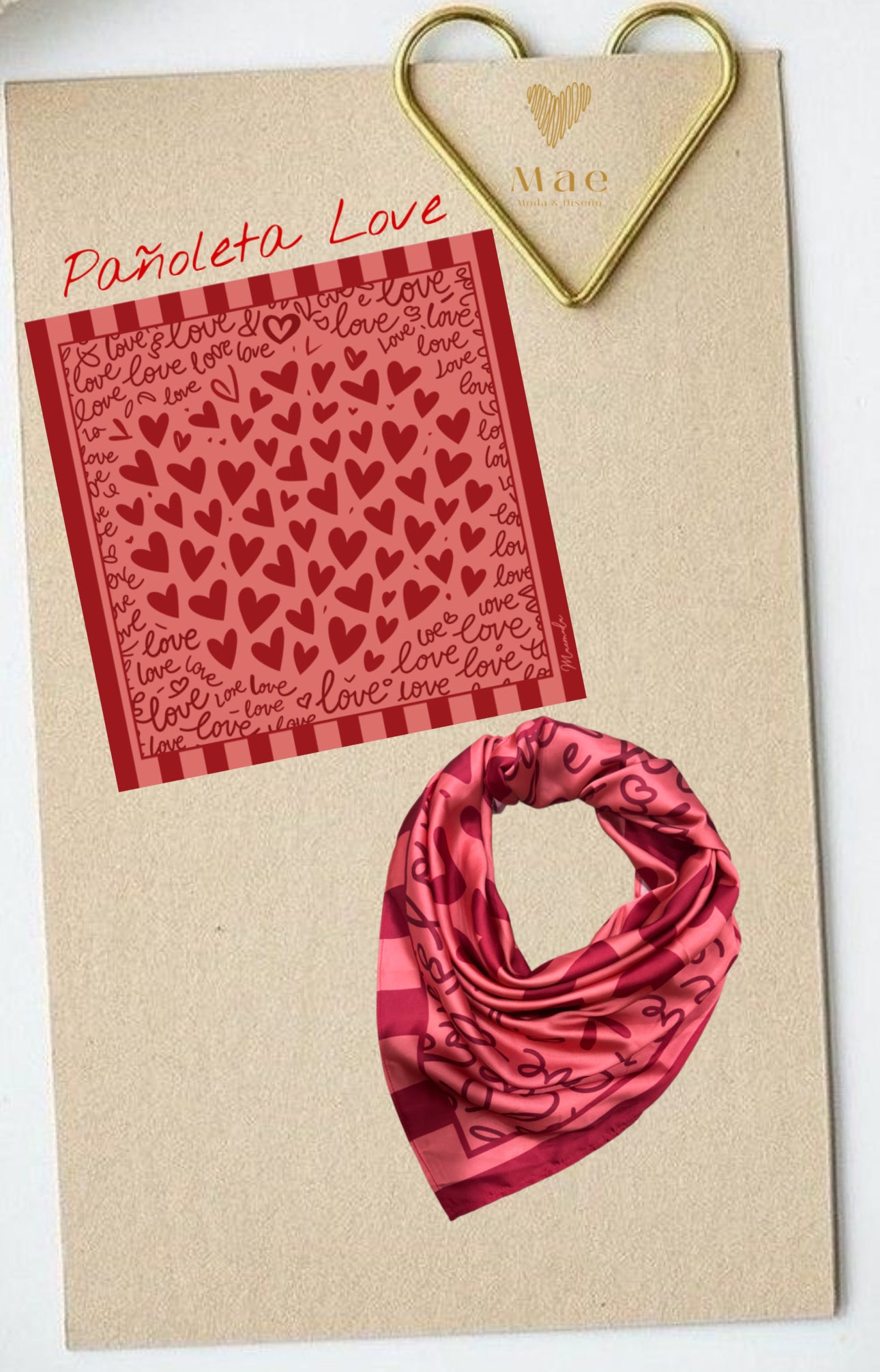 Pañoleta Love