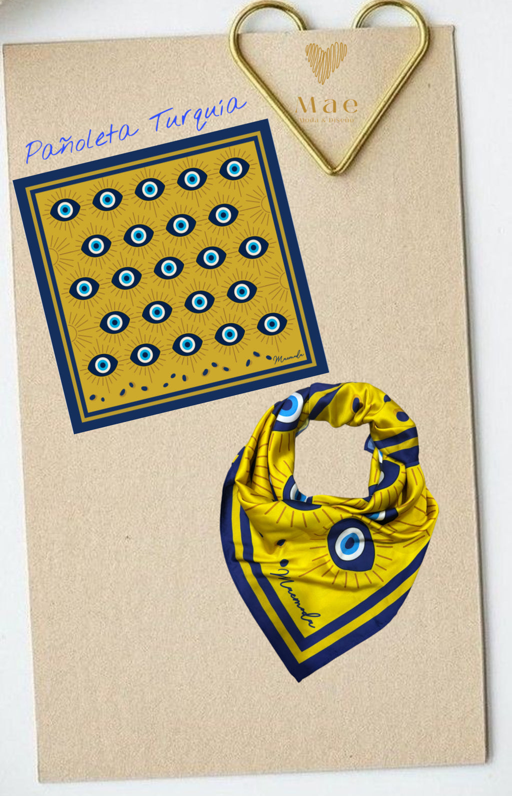 Pañoleta Turquía amarilla
