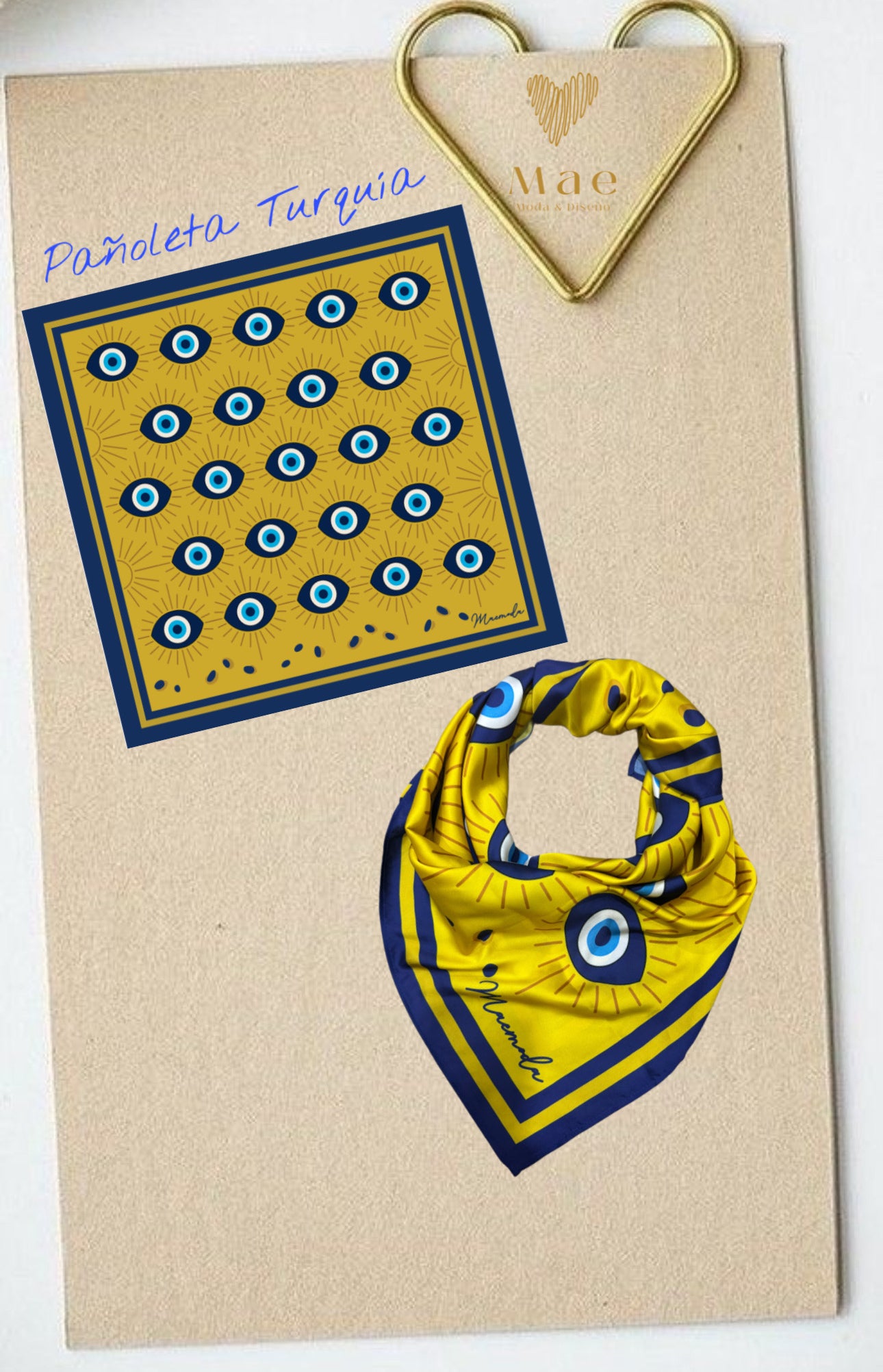 Pañoleta Turquía amarilla