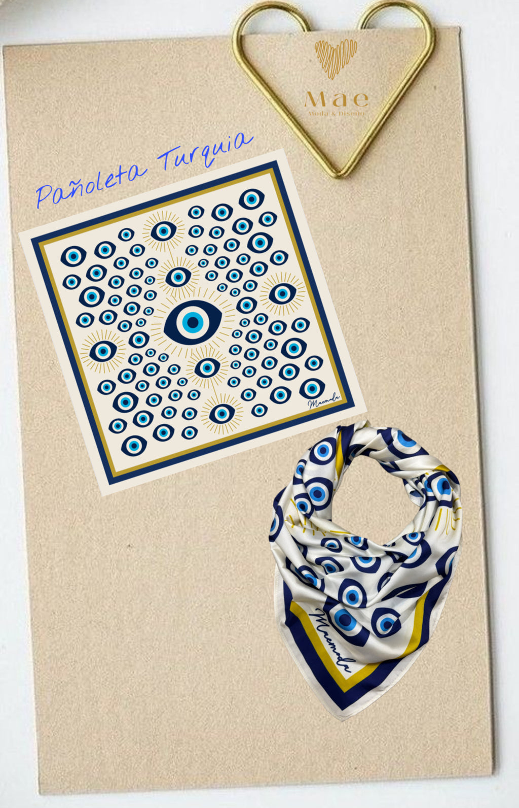 Pañoleta Turquía Blanca