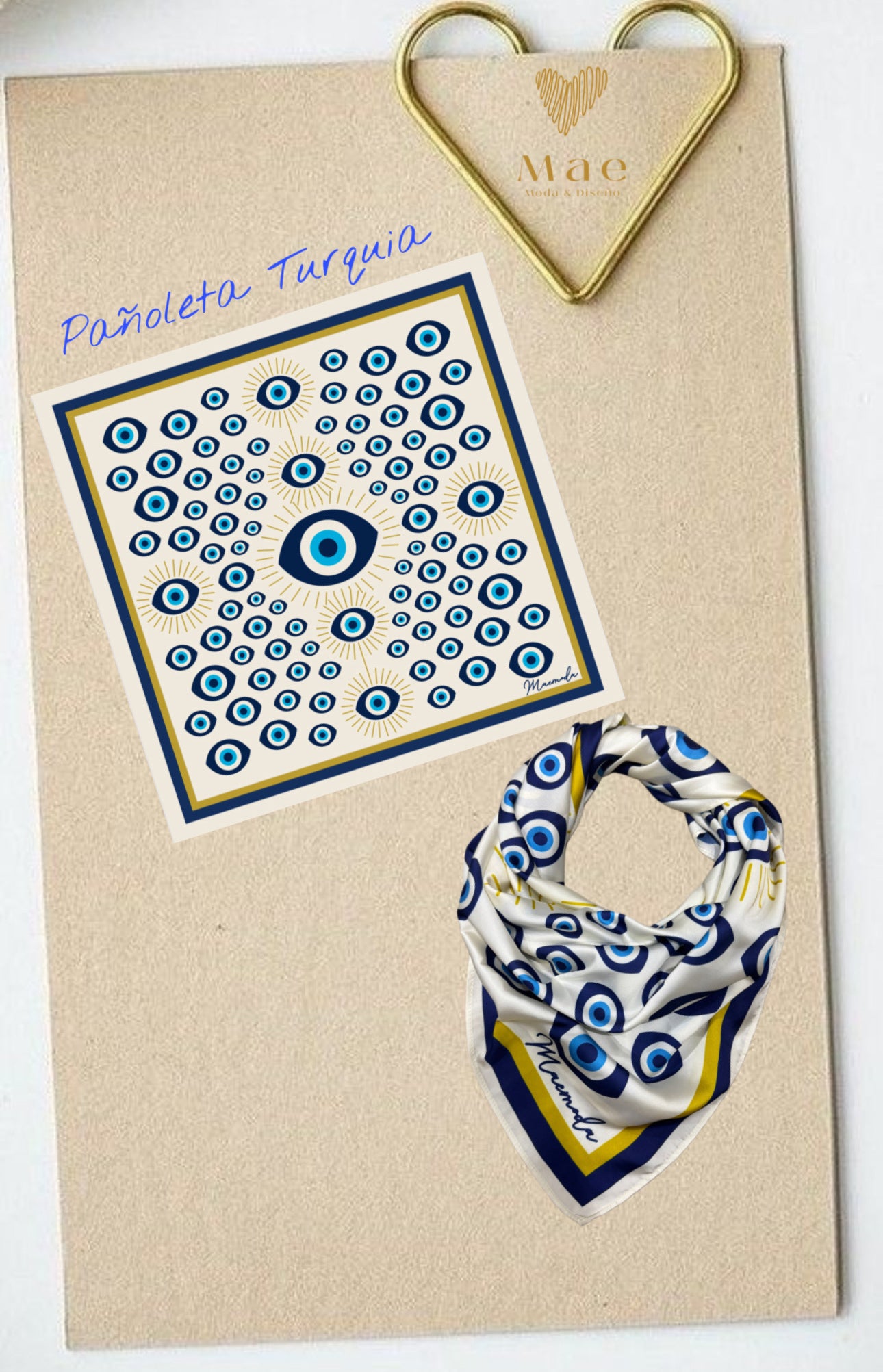 Pañoleta Turquía Blanca