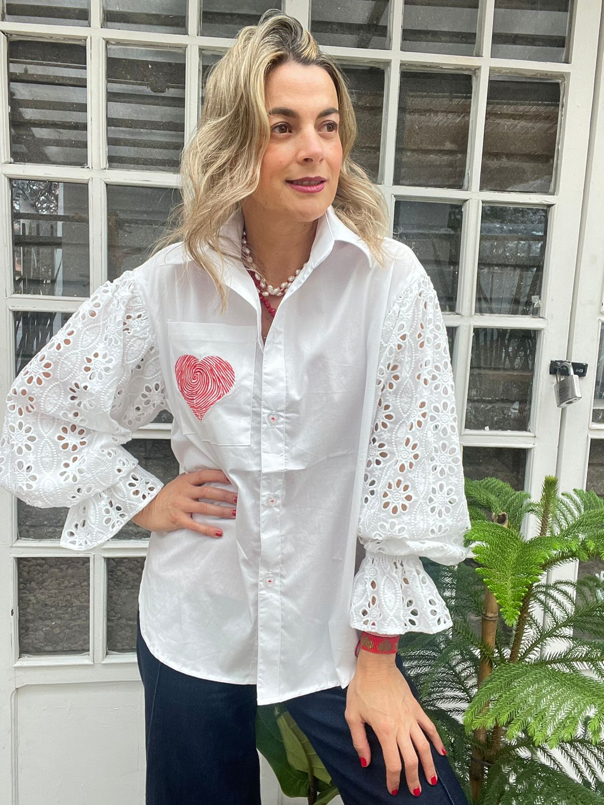 Camisa Huellas Ojalillo