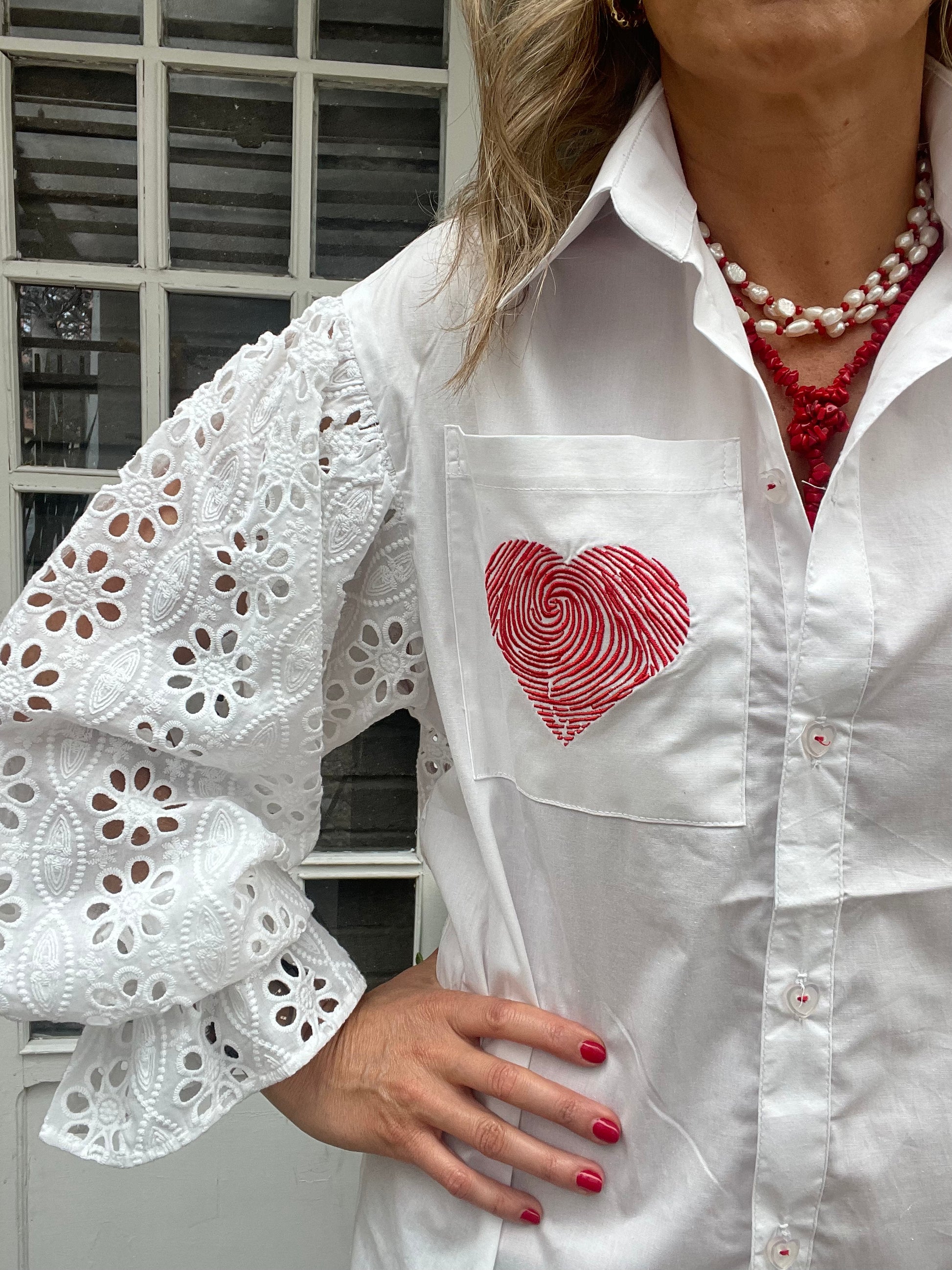 Camisa Huellas Ojalillo