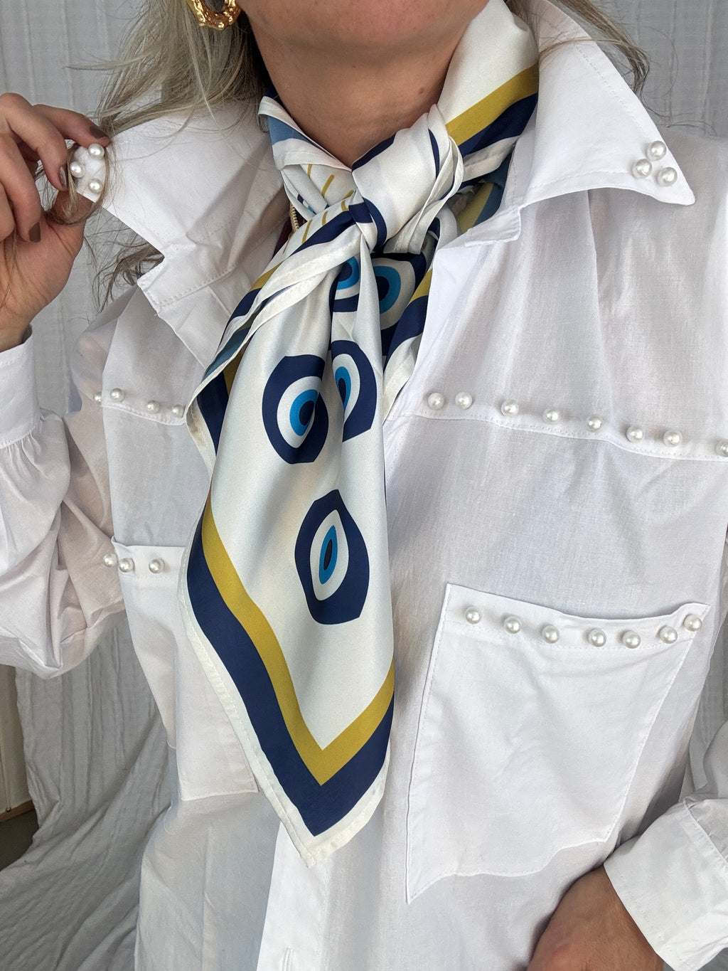 Pañoleta Turquía Blanca