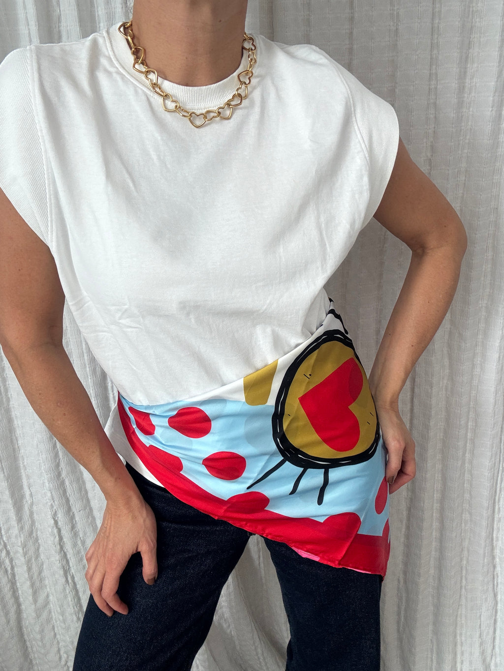 Pañoleta Miau Miau Rosa azul