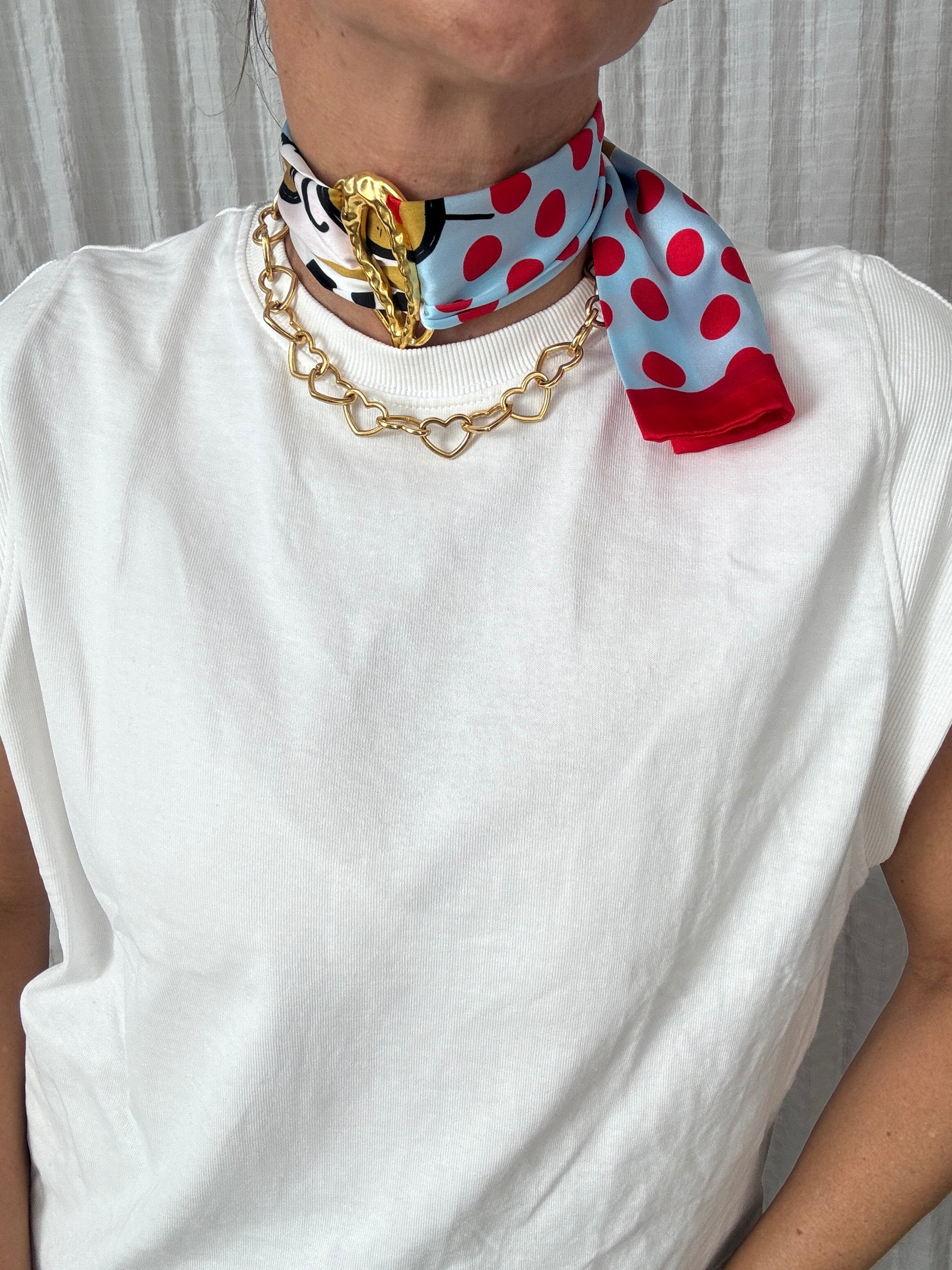 Pañoleta Miau Miau Rosa azul