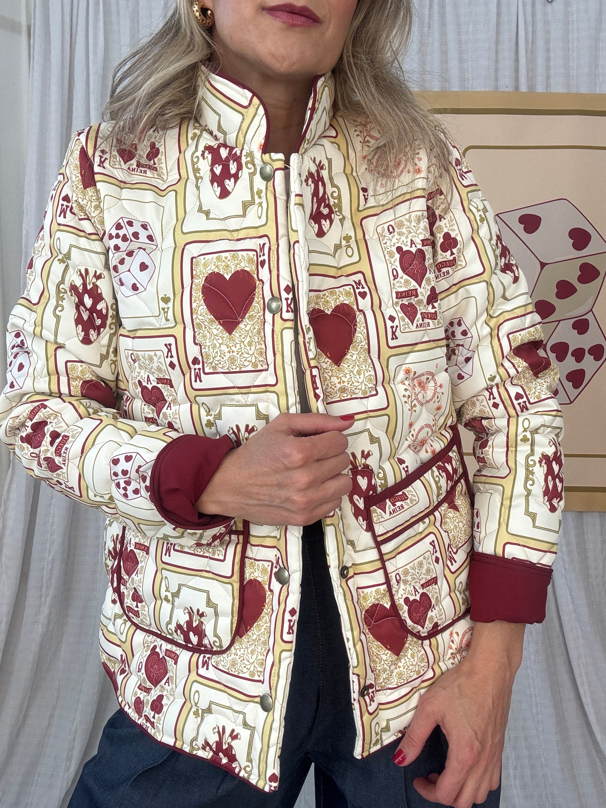 Chaqueta Cartas